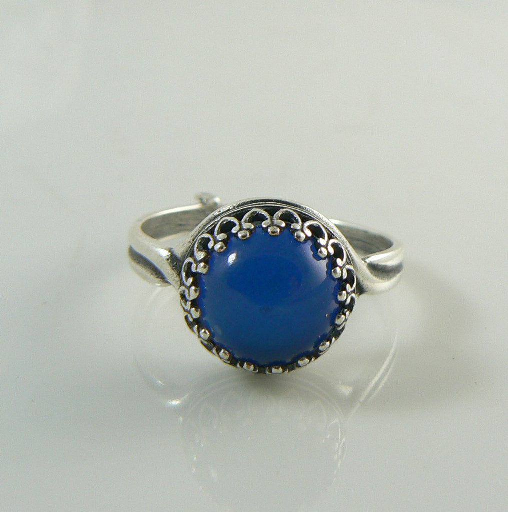 Vintage Silver over Brass Mood Ring