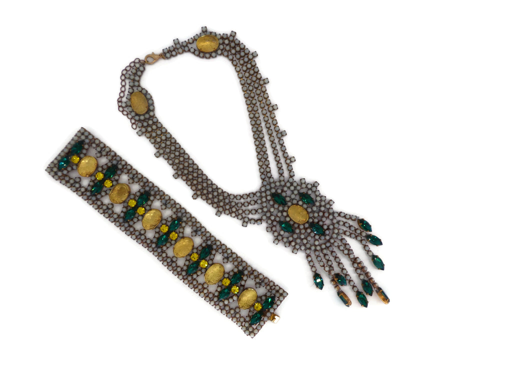 Husar D Vaseline Uranium Necklace Bracelet Set