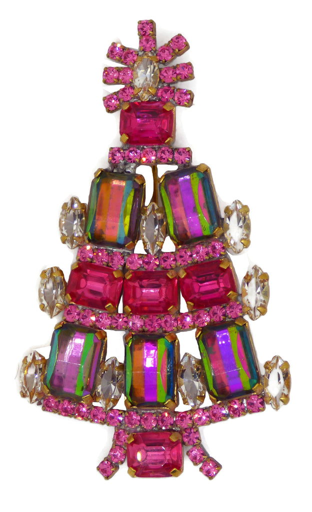 Pink Watermelon Heliotrope Czech Husar D Christmas Tree Pin