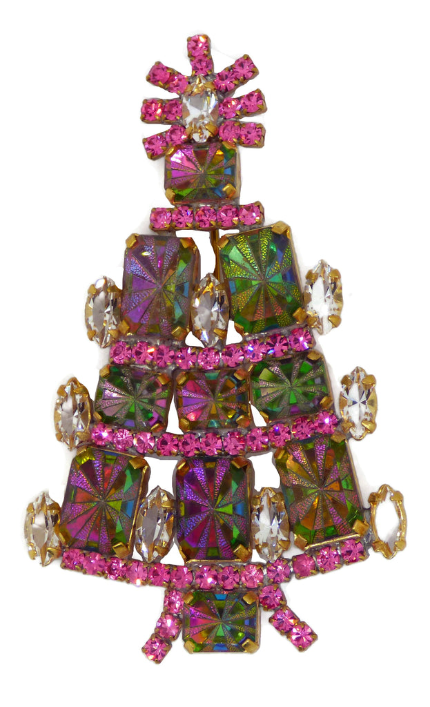 3D Watermelon Heliotrope Czech Husar D Christmas Tree Pin