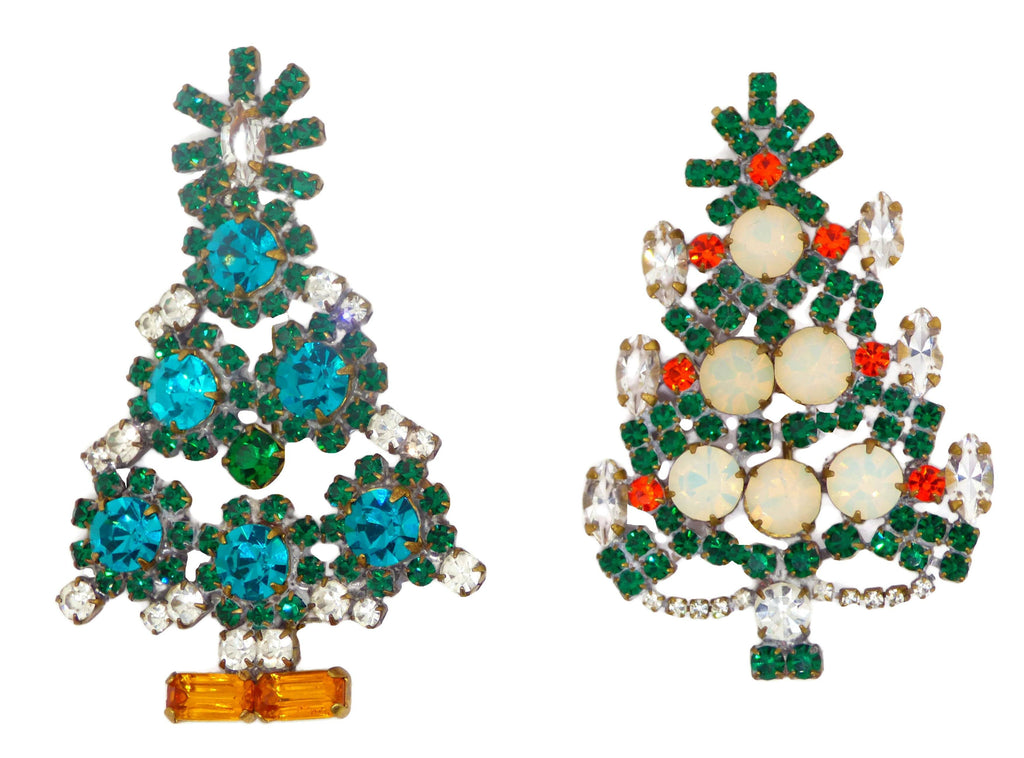 Christmas Pins Husar D Czech Glass Brooches