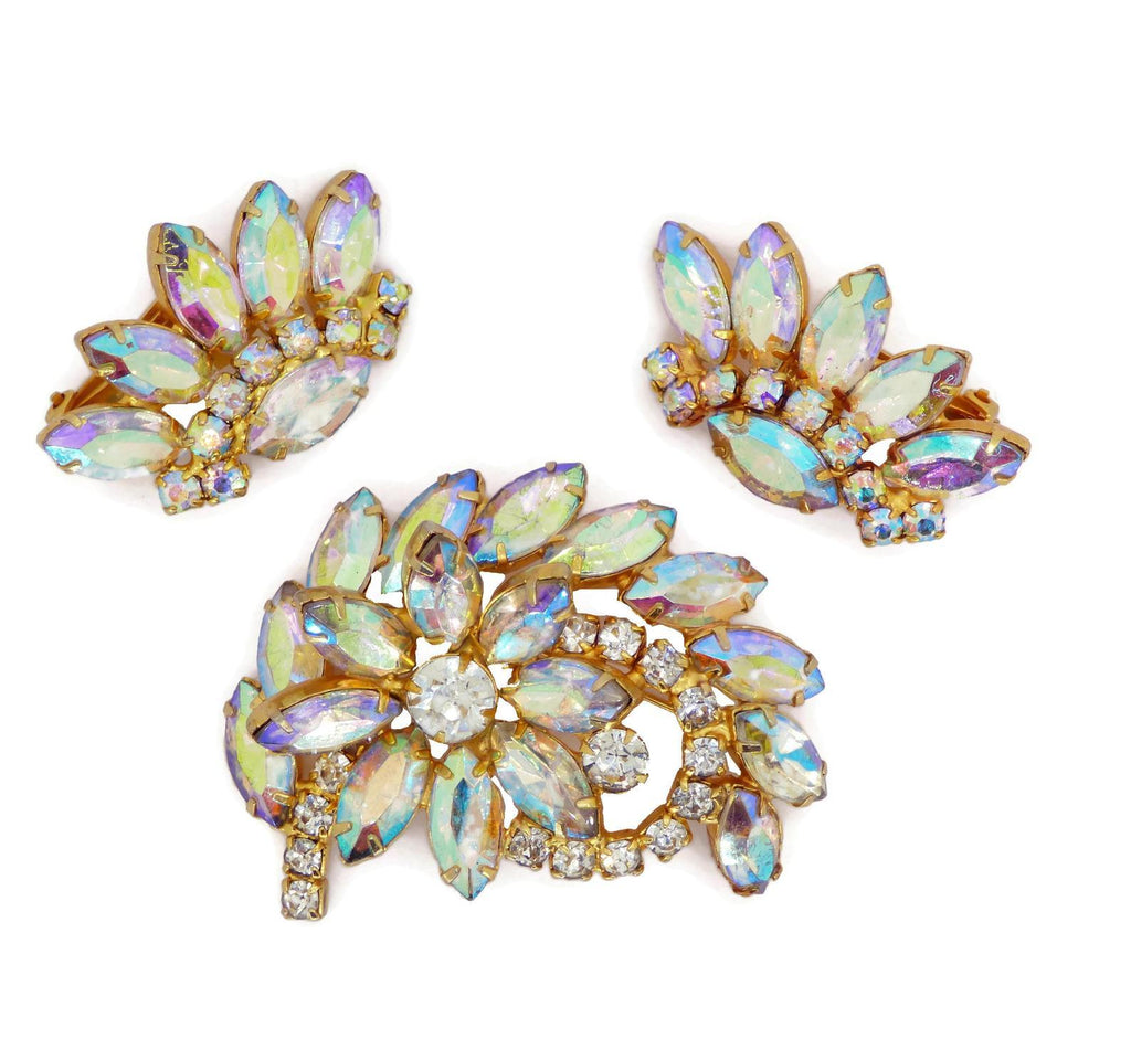 AB Rhinestone Demi Parure
