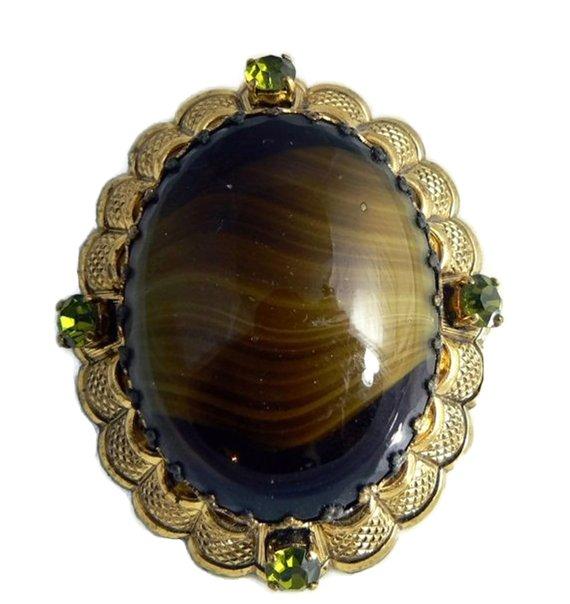 Vintage Renaissance Western Germany Brooch Filigree