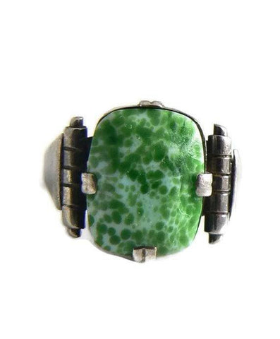 Balinese Bone Sterling Silver 925 Poison Ring, Pill Box Ring