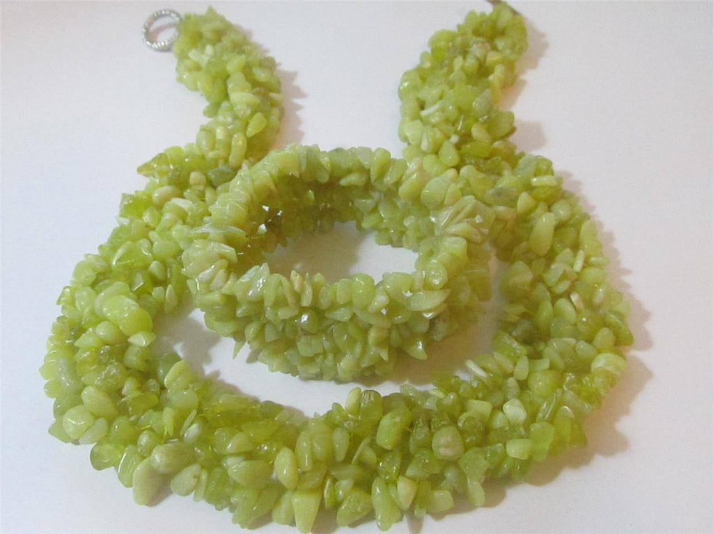 Stunning Peridot Necklace & Bracelet