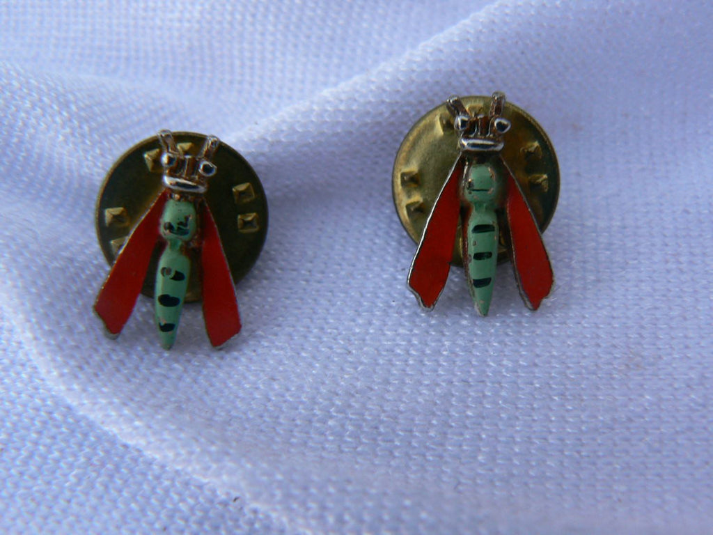 Vintage Dragonfly Lapel Pins