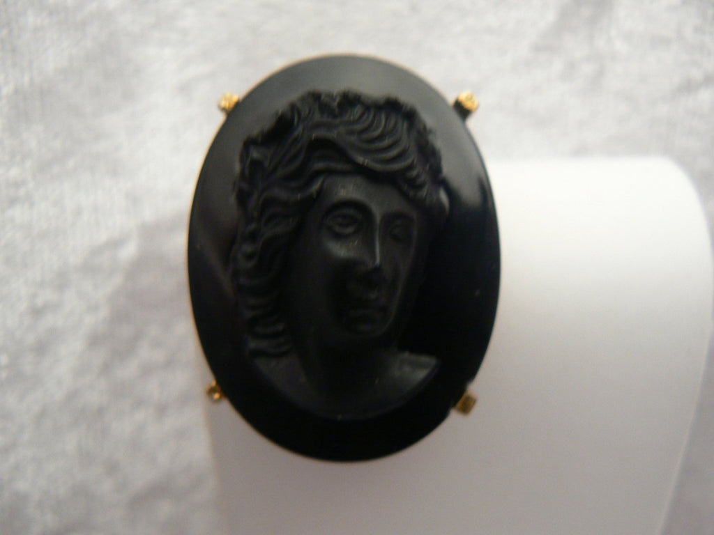 Mourning Cameo Brooch