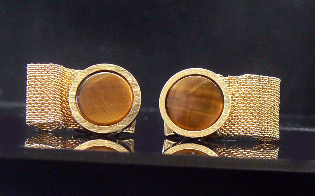 Tigers Eye Cufflinks