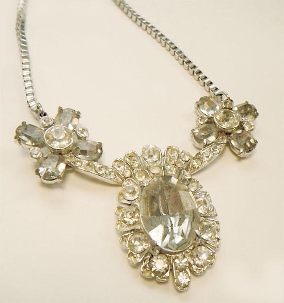 1950's Signed Joseph Weisner Hollywood Necklace