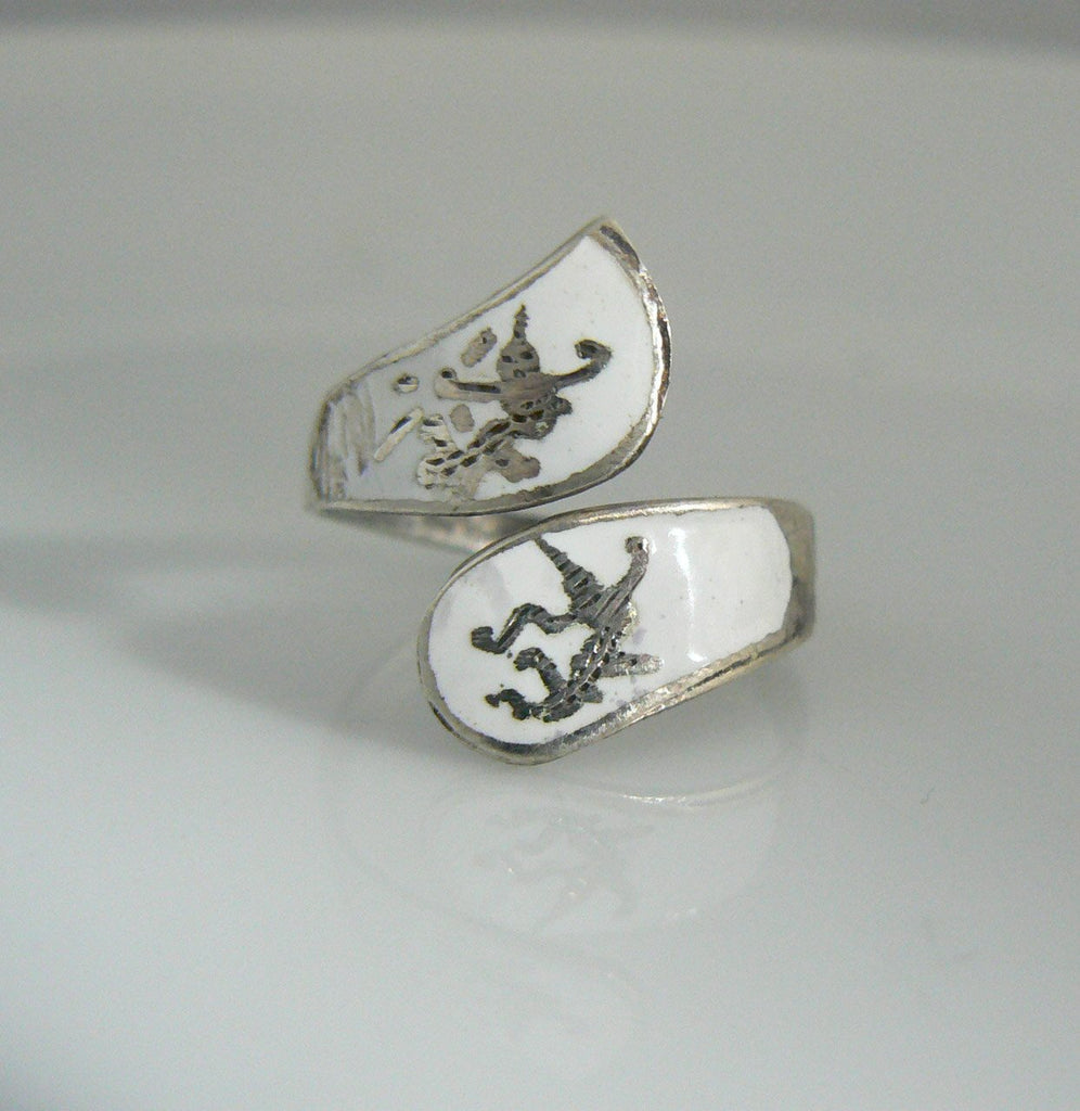 Siam Sterling Enamel Ring