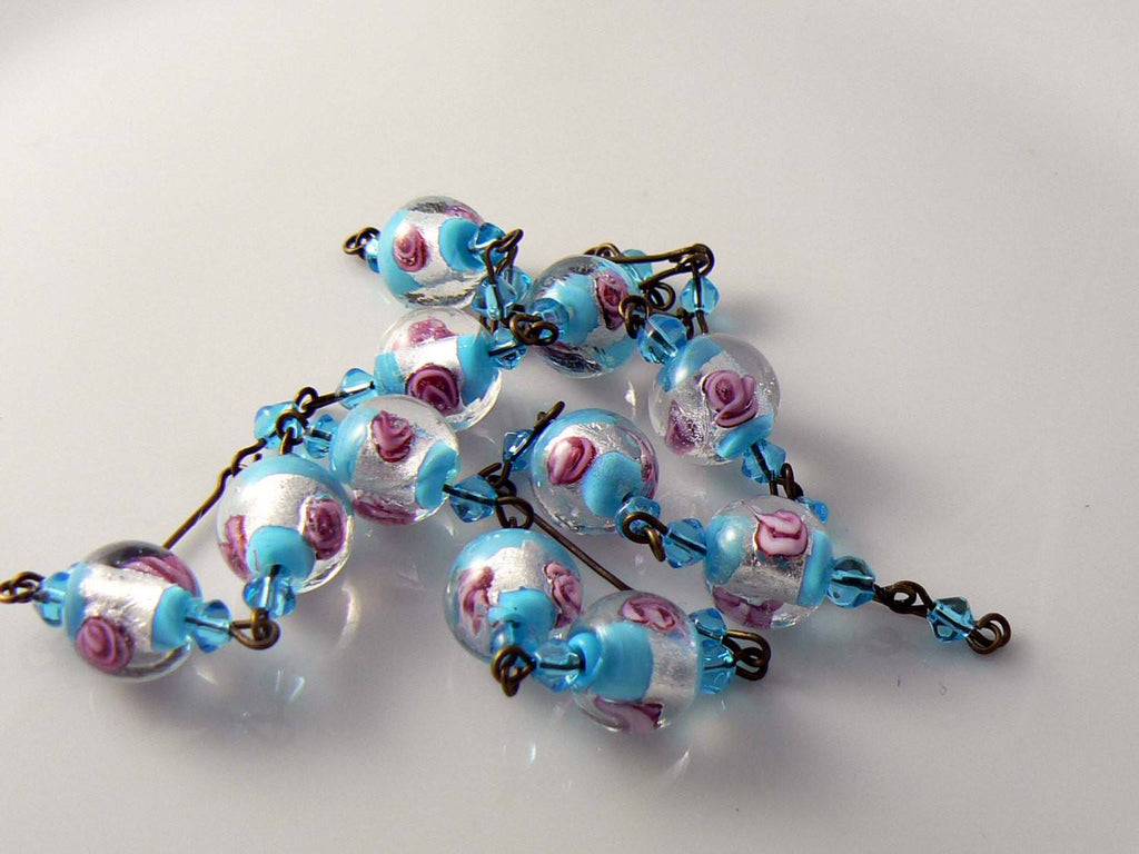 Beautiful Vintage Venetian Glass Necklace