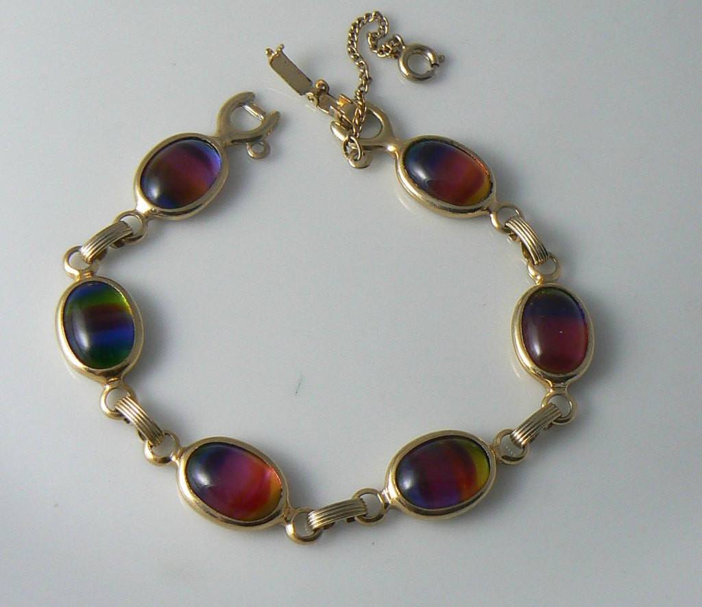 Vintage Sarah Coventry Art Glass Bracelet