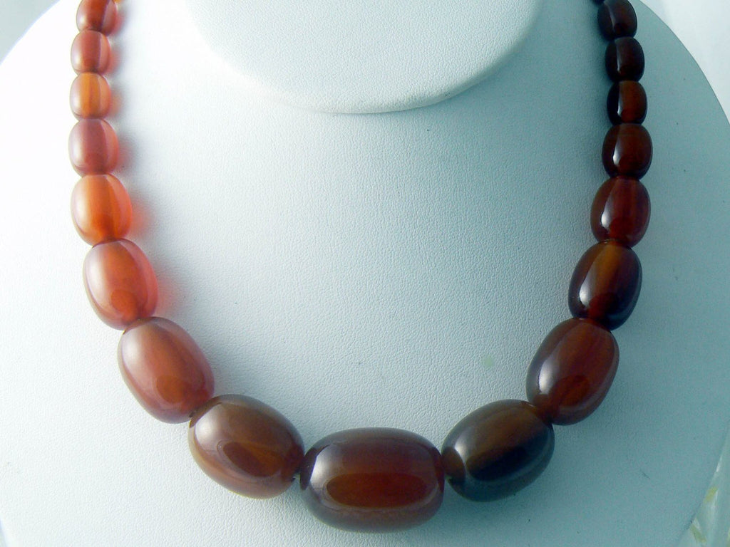 Vintage 1930's RootBeer Bakelite Necklace