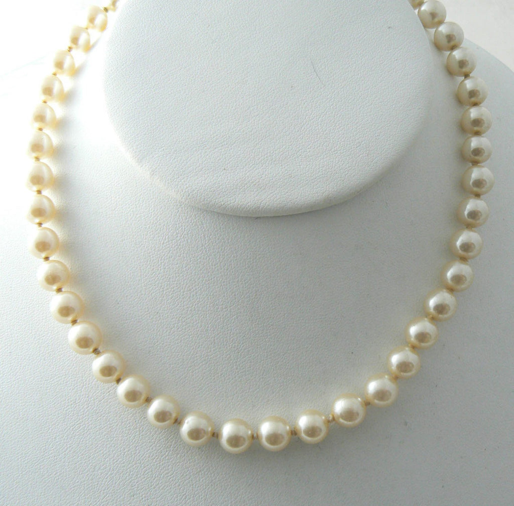 Miriam Haskell Classic Glass Pearl Strand