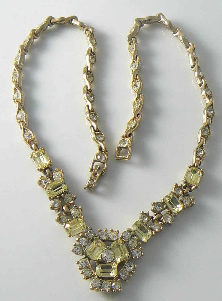 Vintage Golden Yellow Bogoff Necklace
