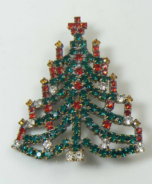 Chanel CC Christmas Tree Brooch
