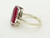 6ct Earth Mined Natural Ruby Sterling Silver Ring, Size 6.5 - Vintage Lane Jewelry