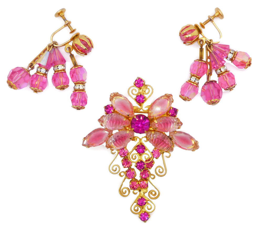 Pink Givre Demi Parure