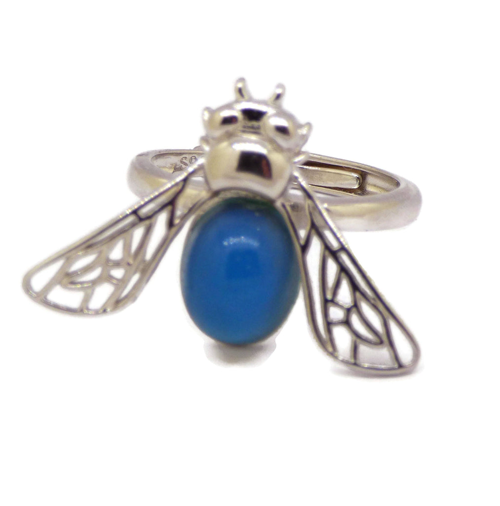 Mood Ring Sterling Silver Bee Setting