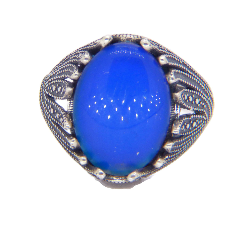Large Sterling Silver Mood Ring
