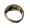 Black Hills 10 K Tri Colored Gold Leaf Ring - Vintage Lane Jewelry