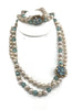 Miriam Haskell Glass Pearl Necklace and Bracelet Set - Vintage Lane Jewelry