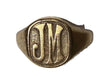Vintage 10 K JM Signet Ring - Vintage Lane Jewelry