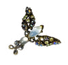 Florenza Rhinestone Trembler Bird Pin - Vintage Lane Jewelry