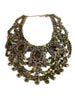 Bijoux MG Shades of Blue Czech Glass Statement Necklace - Vintage Lane Jewelry