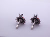 Swank Red Ladybug Cufflinks, Cuff Links - Vintage Lane Jewelry