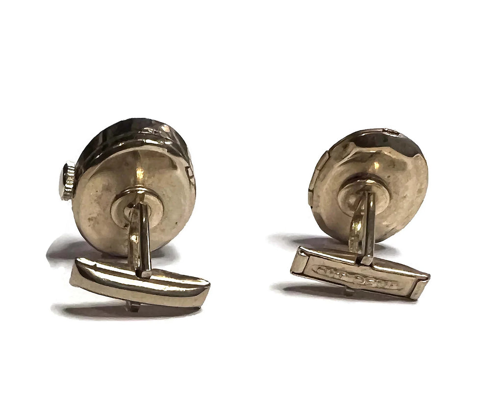 Vintage Sheffield Watch Cufflinks - Vintage Lane Jewelry