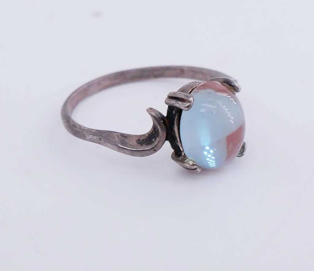 Vintage Saphiret Sterling Silver Ring - Vintage Lane Jewelry