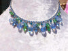 Juliana Blue and Green Crystal Necklace