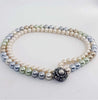 Miriam Haskell Glass Pearl Necklace