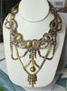Husar D Vaseline Uranium Blue Cameo Necklace