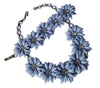 Coro Blue Plastic Flower Set