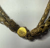 Miriam Haskell Brushed Gold 2 Strand Necklace