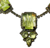 Husar D Vaseline Uranium Statement Necklace