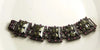 Sarah Coventry Midnight Magic Art Glass Panel Bracelet