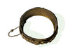 Victorian gilded brass hinged repoussé Bracelet