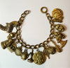 Vintage Brass Charrm Bracelet