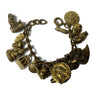 Vintage Brass Charrm Bracelet