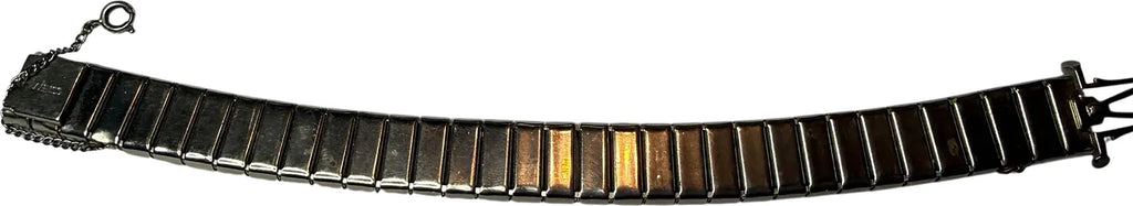 Vintage Weiss Aquamarine Blue Rhinestone Bracelet - Vintage Lane Jewelry