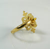 Vintage Hand Carved Shell Cameo Ring - Vintage Lane Jewelry