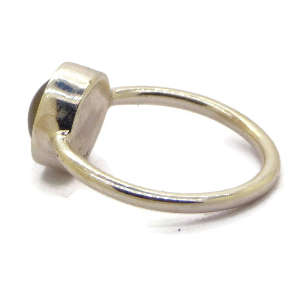 Sterling Silver 10mm Round Mood Ring - Vintage Lane Jewelry