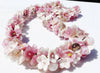 Murano Pink Flower Glass Necklace - Vintage Lane Jewelry