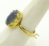24K Gold Plated Flowers and Leaves Mood Ring - Vintage Lane Jewelry
