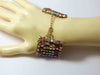 Bijoux MG Pink Czech Glass AB Rhinestone Bracelet - Vintage Lane Jewelry