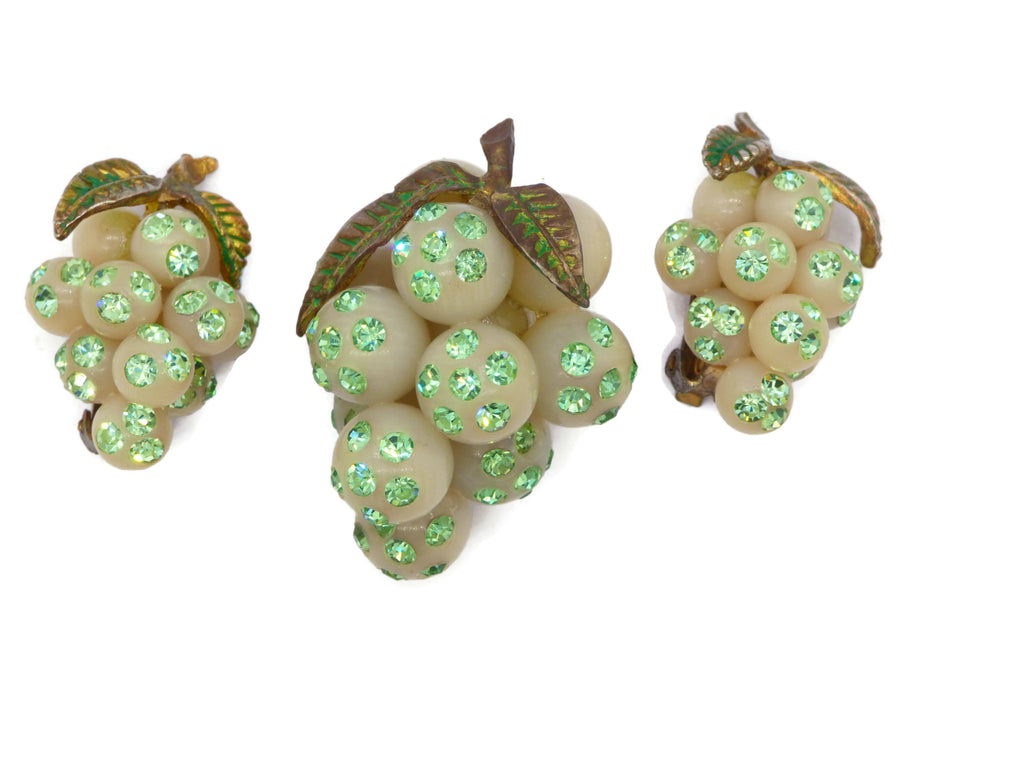 vintage unsigned miniature Woven Tiny fruit basket screw back earrings |  eBay