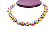 Vintage Cloissone Foil Necklace - Vintage Lane Jewelry